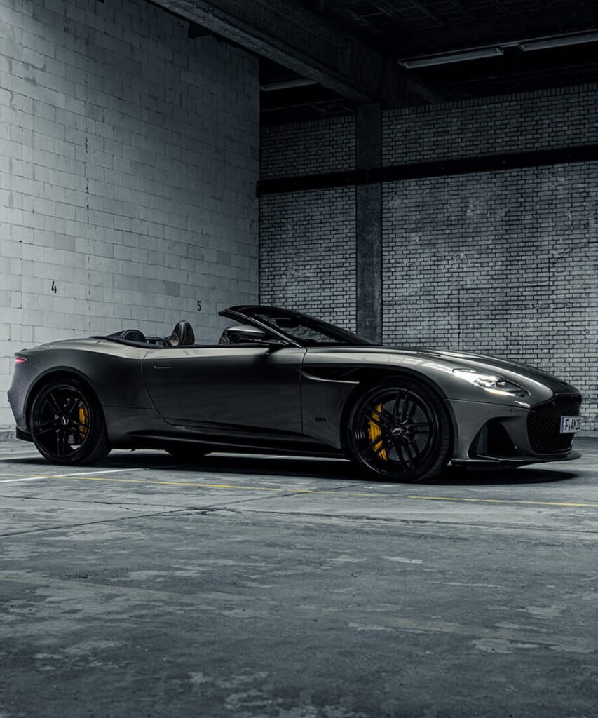 Black luxury car